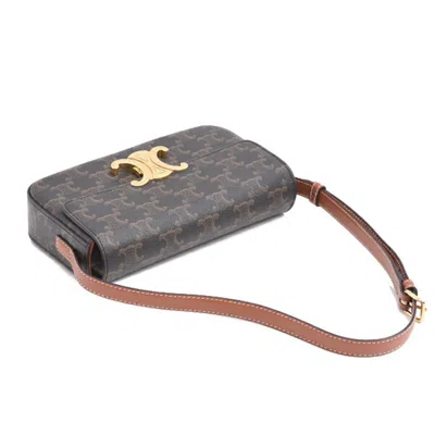 Pre-owned Celine Brown Pvc Leather Shoulder Bag ()