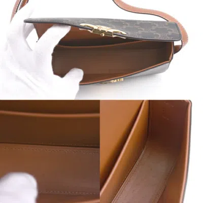 Pre-owned Celine Brown Pvc Leather Shoulder Bag ()