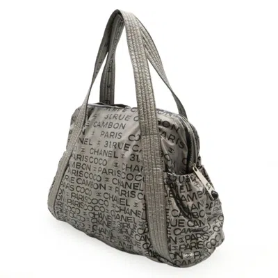 Pre-owned Chanel Unlimited Silver Nylon Shoulder Bag Tote Bag ()