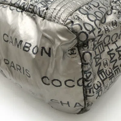 Pre-owned Chanel Unlimited Silver Nylon Shoulder Bag Tote Bag ()