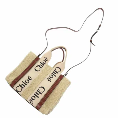 Pre-owned Chloé Beige Brown Leather Handbag Tote Bag ()