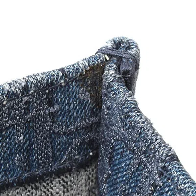 Pre-owned Dior Christian  Blue Denim Tote Bag ()
