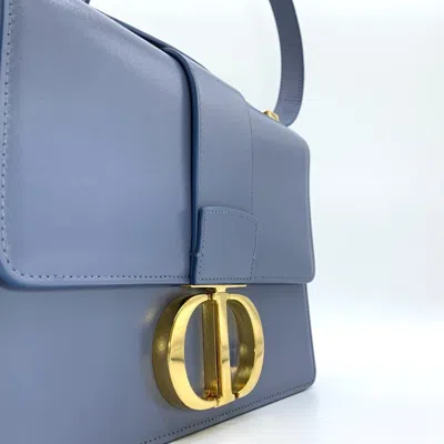 Pre-owned Dior Christian  Blue Leather Shoulder Bag ()