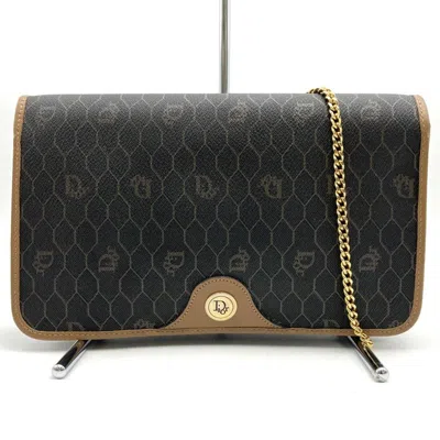 Pre-owned Dior Christian  Brown Pvc Leather Shoulder Bag ()