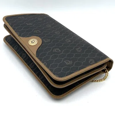 Pre-owned Dior Christian  Brown Pvc Leather Shoulder Bag ()