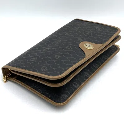 Pre-owned Dior Christian  Brown Pvc Leather Shoulder Bag ()