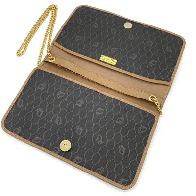 Pre-owned Dior Christian  Brown Pvc Leather Shoulder Bag ()