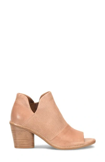 Söfft Molly Open Toe Bootie In Brown