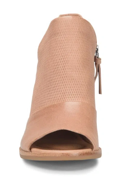 Söfft Molly Open Toe Bootie In Brown