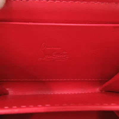 Pre-owned Christian Louboutin Black Leather Coin Purse/coin Case ()