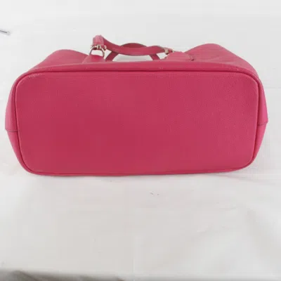 Pre-owned Coach Pink Leather Shoulder Bag ()