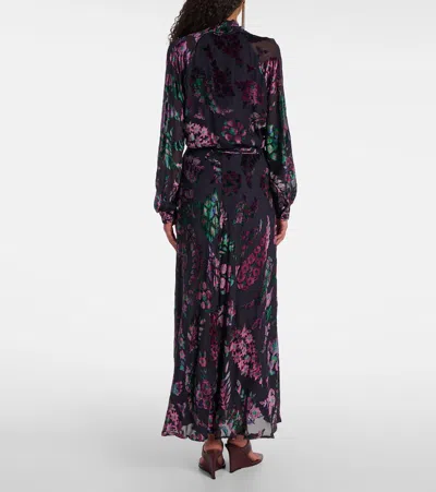 Etro A-line Burnout Skirt In Black