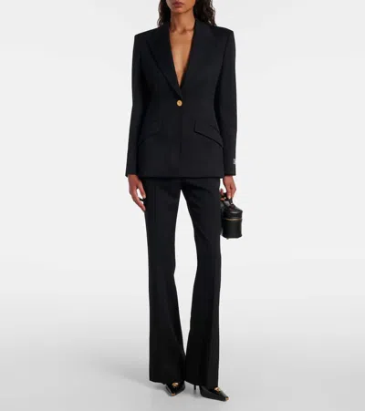 Versace 110mm La Medusa Leather Pumps With Heels In Black