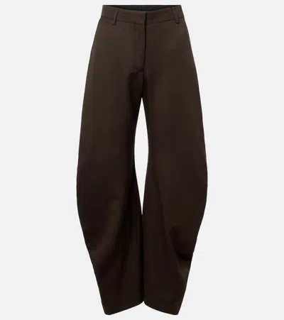 Acne Studios Women Tailored Trousers In Brown
