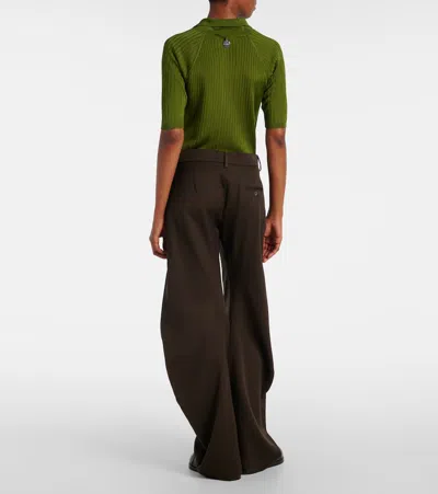 Acne Studios Women Tailored Trousers In Brown