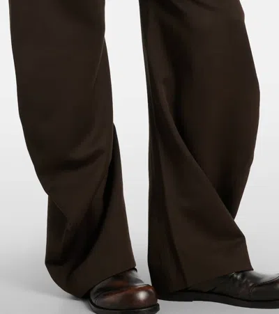 Acne Studios Women Tailored Trousers In Brown
