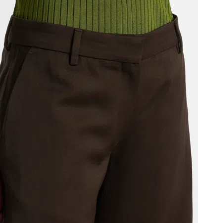 Acne Studios Women Tailored Trousers In Brown