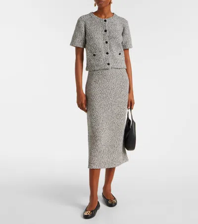 Tory Burch Nappa Leather Ballerina Flats In Black