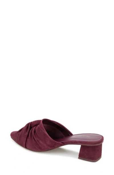 Splendid Lanis Block Heel Mule In Purple