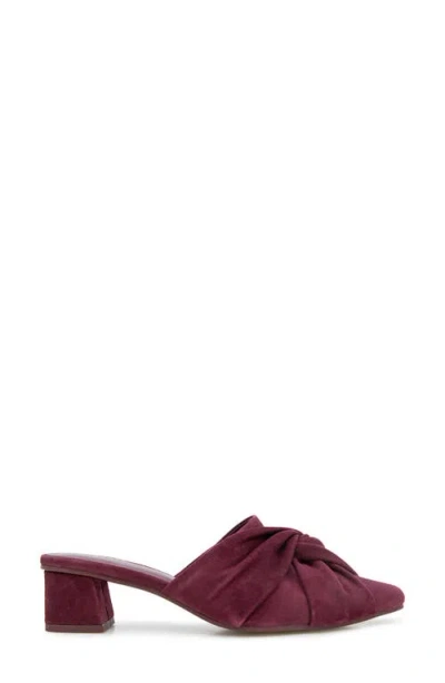 Splendid Lanis Block Heel Mule In Purple