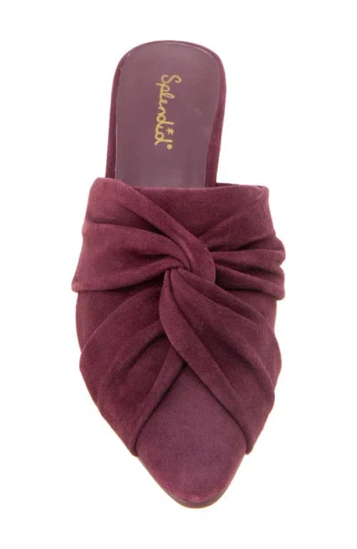 Splendid Lanis Block Heel Mule In Purple