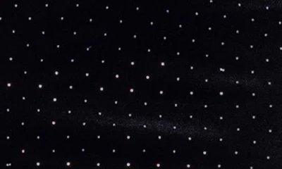 Blondie Nites Juniors' Bow Front Studded Velvet Sweetheart Neck Dress In Black