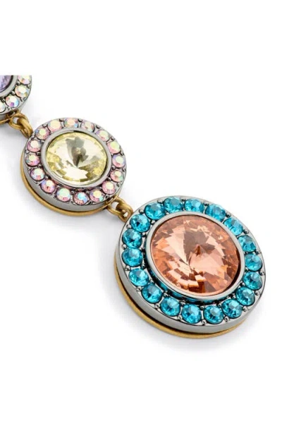 Kurt Geiger London Octavia Linear Drop Earrngs In Multi