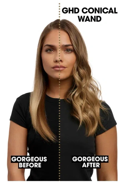 Ghd Chronos Curve Conical Wand In Black