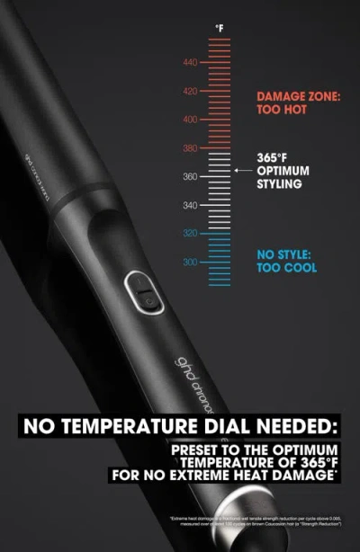 Ghd Chronos Curve Conical Wand In Black