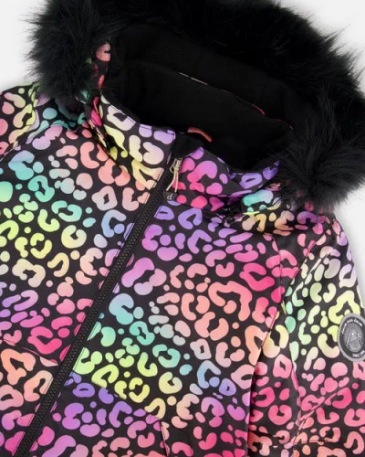 Deux Par Deux Two-piece Play Snowsuit In Multi