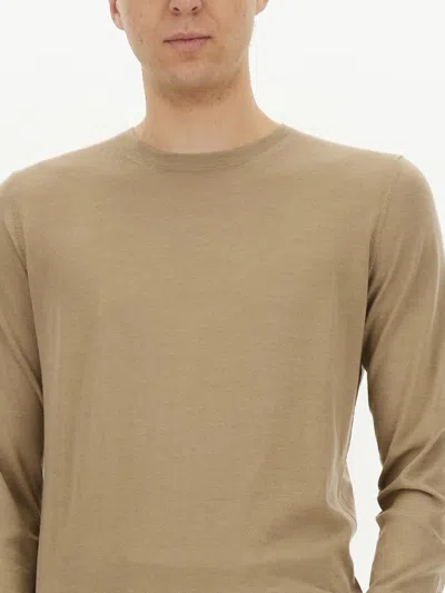 Zegna Cashmere And Silk Sweater In Neutral