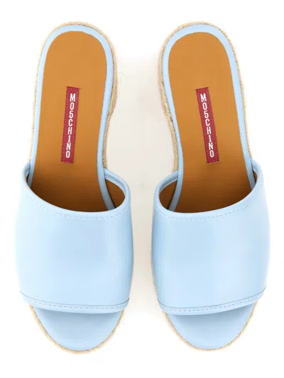 Moschino Denim Footbed.