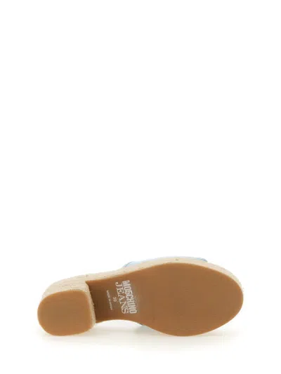 Moschino Denim Footbed.