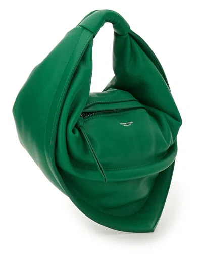 Federico Cina Midi "cupcake" Bag In Green