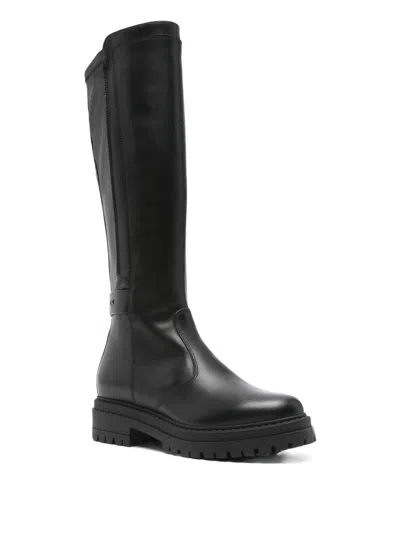 Nero Giardini 70mm Block-heel Buckle Boots In Black