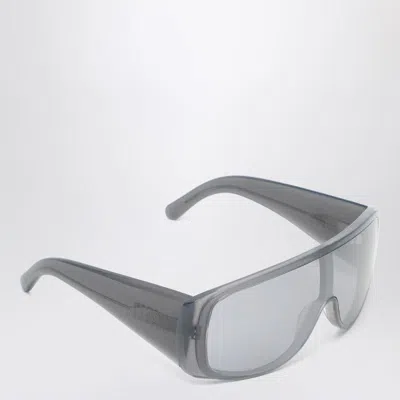 Retrosuperfuture Grey Mask Sunglasses In Gray