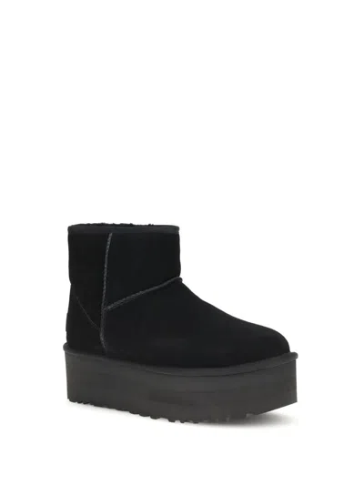 Ugg Classic Mini Platform Boots Black In Black