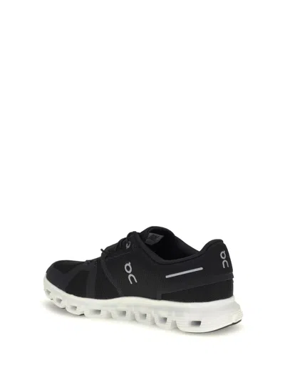 On Running Streamlined Black Sneakers With Breathable Mesh Upper In Black