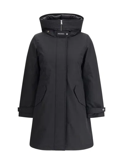 Woolrich Authentic 3 In 1 Parka Jacket In Black