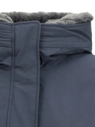 Woolrich Boulder Down Jacket In Blue