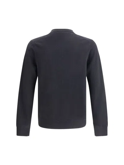 Comme Des Garçons Long-sleeved Sweater In Black