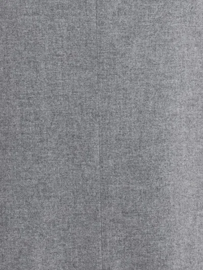 Brunello Cucinelli Men Cashmere And Silk Flannel Blazer In Gray