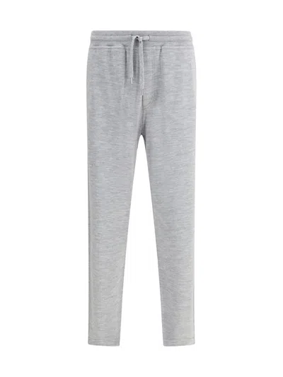 Brunello Cucinelli Men Cashmere Sweatpants In Gray
