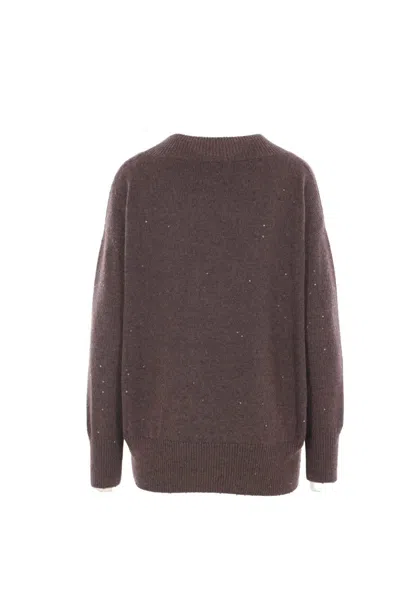 Brunello Cucinelli Sweaters In Brown