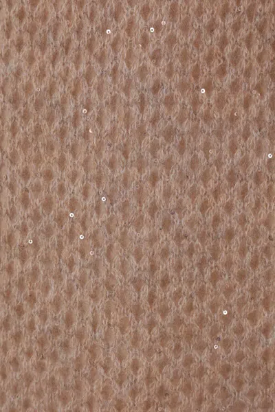 Brunello Cucinelli Women Mohair Blend Long Dress With Sequins In Pink