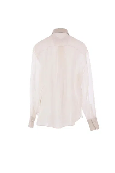 Brunello Cucinelli Shirts In White