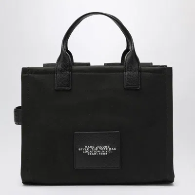 Marc Jacobs Black Canvas Medium Cargo Tote Bag In Metallic