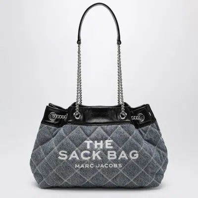 Marc Jacobs Quilted Denim Shoulder Bag In Blue
