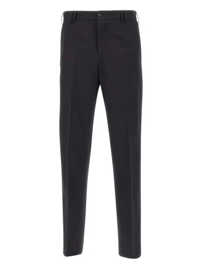 Pantaloni Torino Cotton Blend Michael Chino Trousers In Black