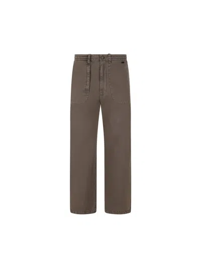Massimo Osti Studio Patch-pocket Trousers In Green